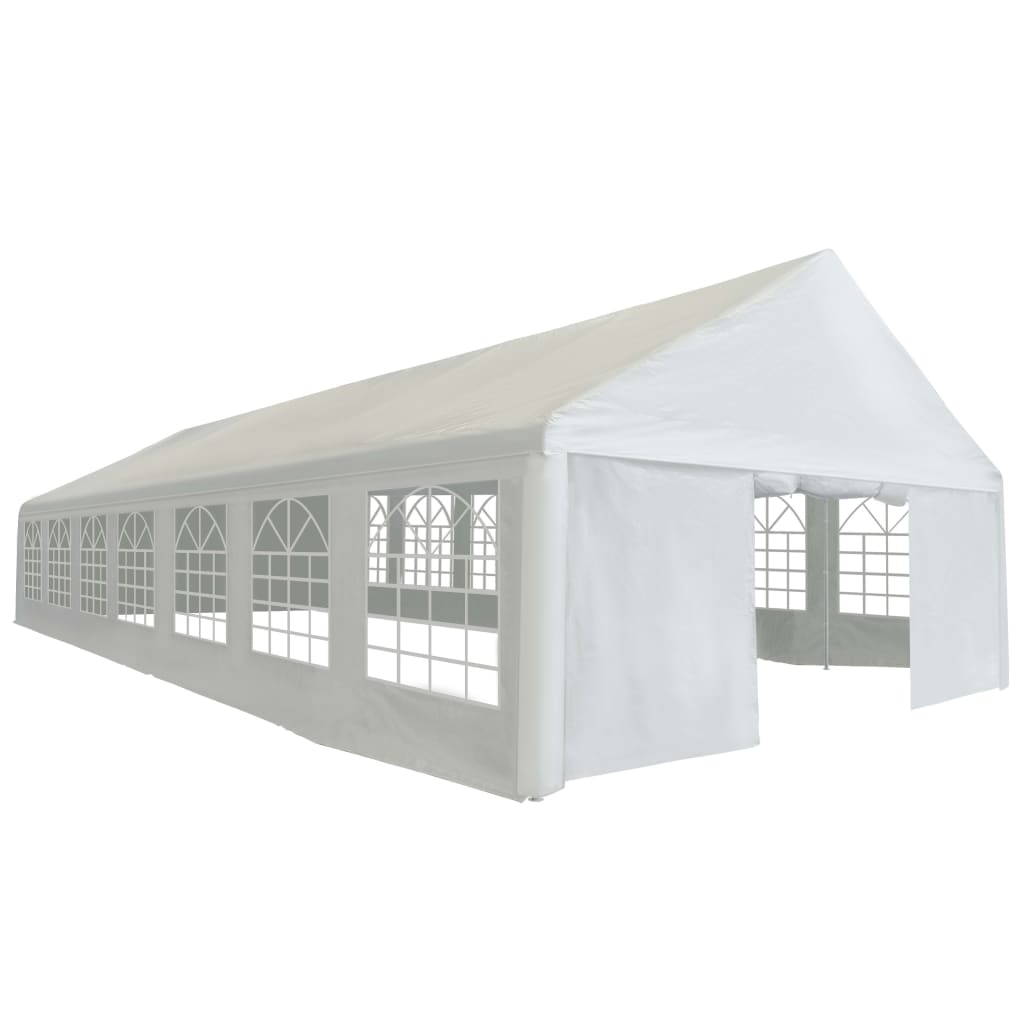 vidaXL Party Tent Outdoor Canopy Tent Patio Gazebo Marquee Beach Shelter White