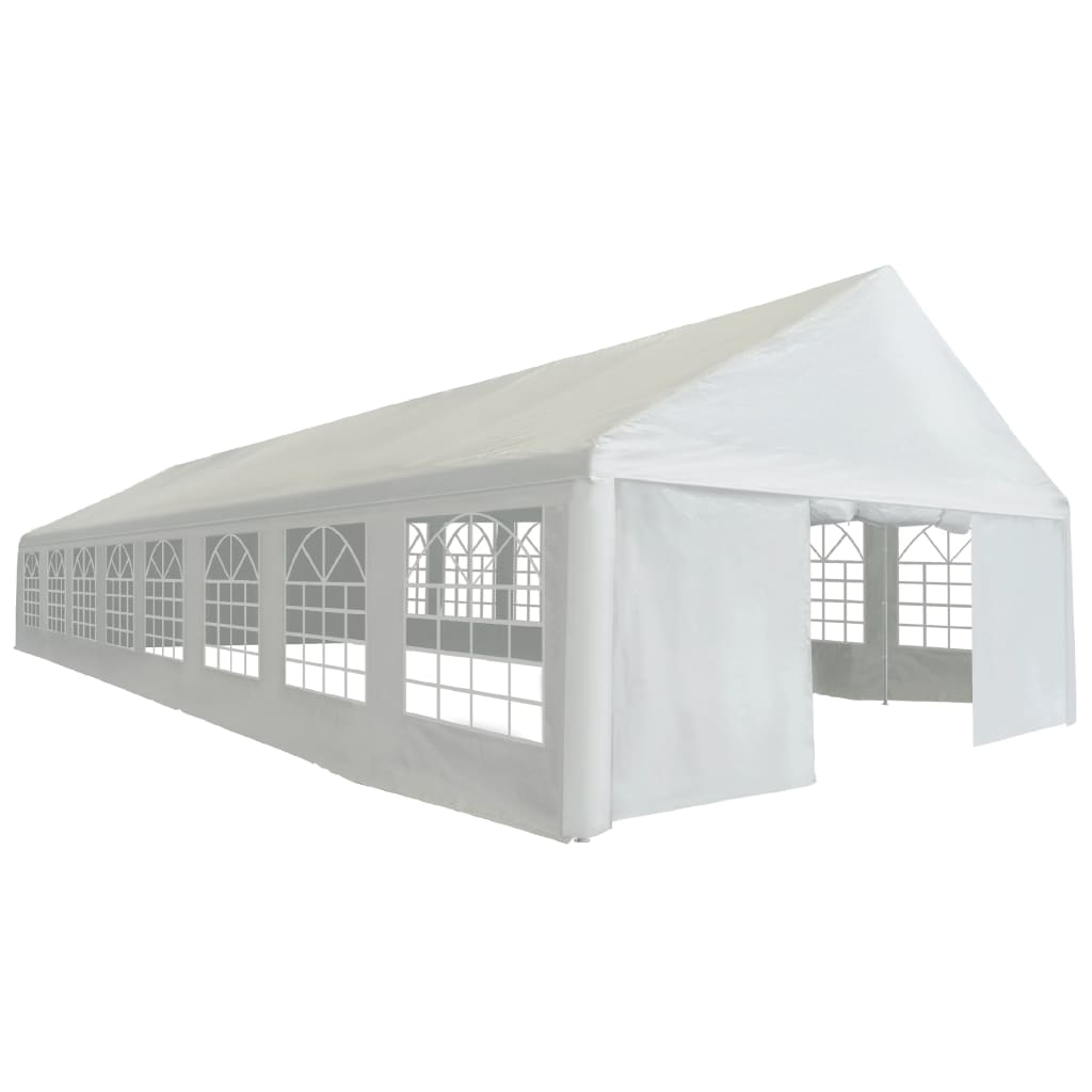 vidaXL Party Tent Outdoor Canopy Tent Patio Gazebo Marquee Beach Shelter White