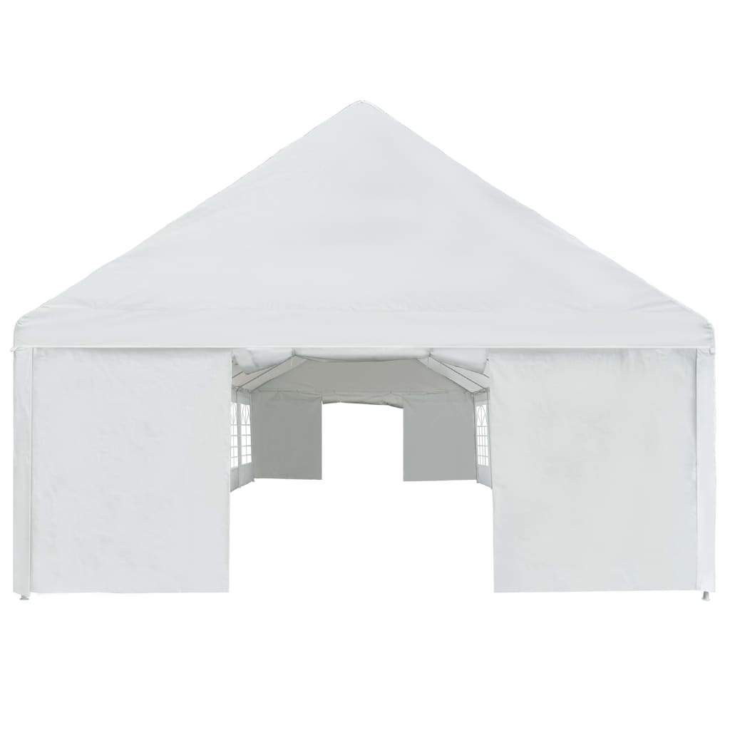 vidaXL Party Tent Outdoor Canopy Tent Patio Gazebo Marquee Beach Shelter White